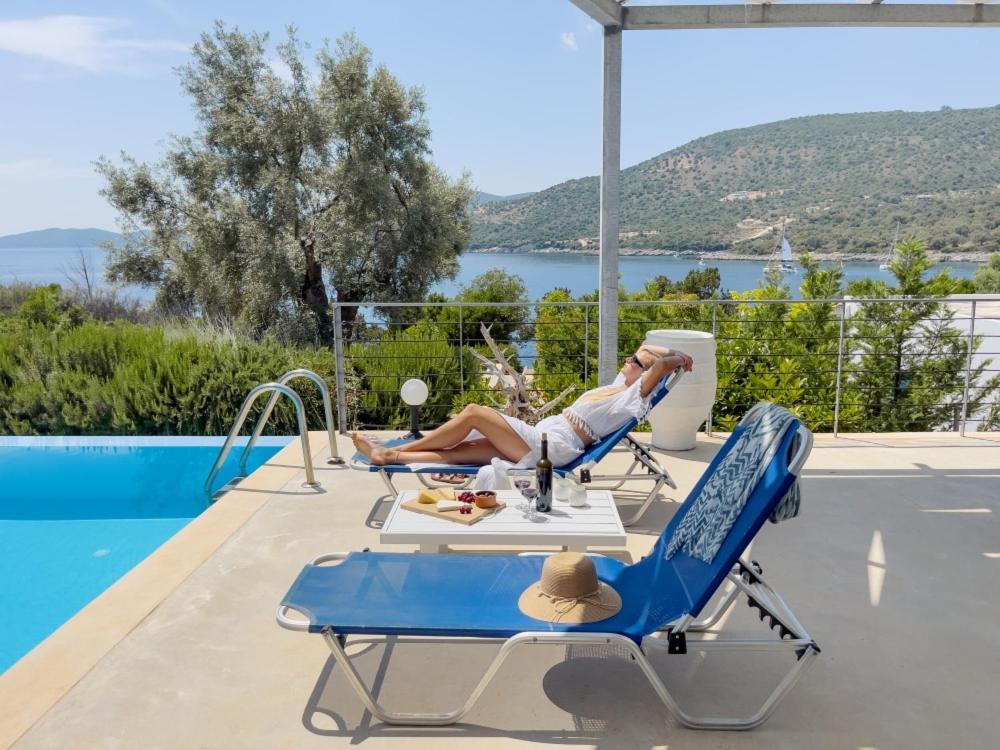 Zidanos Luxurious Sea Front Villa Marandokhórion Extérieur photo